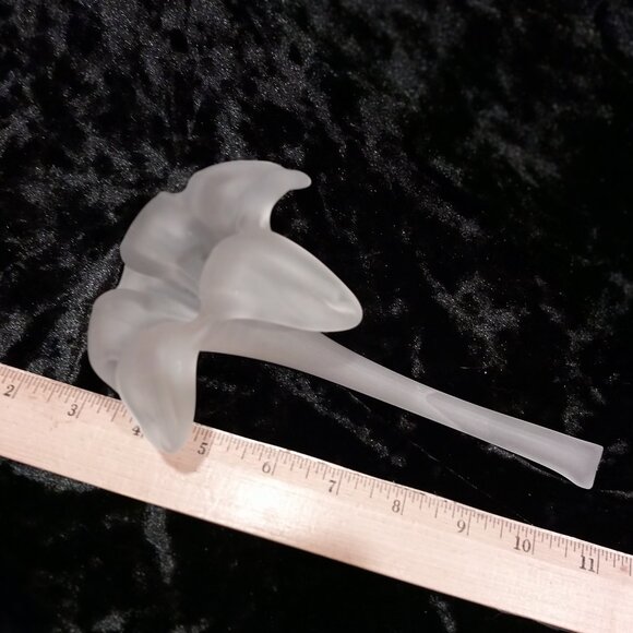 Other - Frosted Glass Lily Bud Vases Daylily Flower